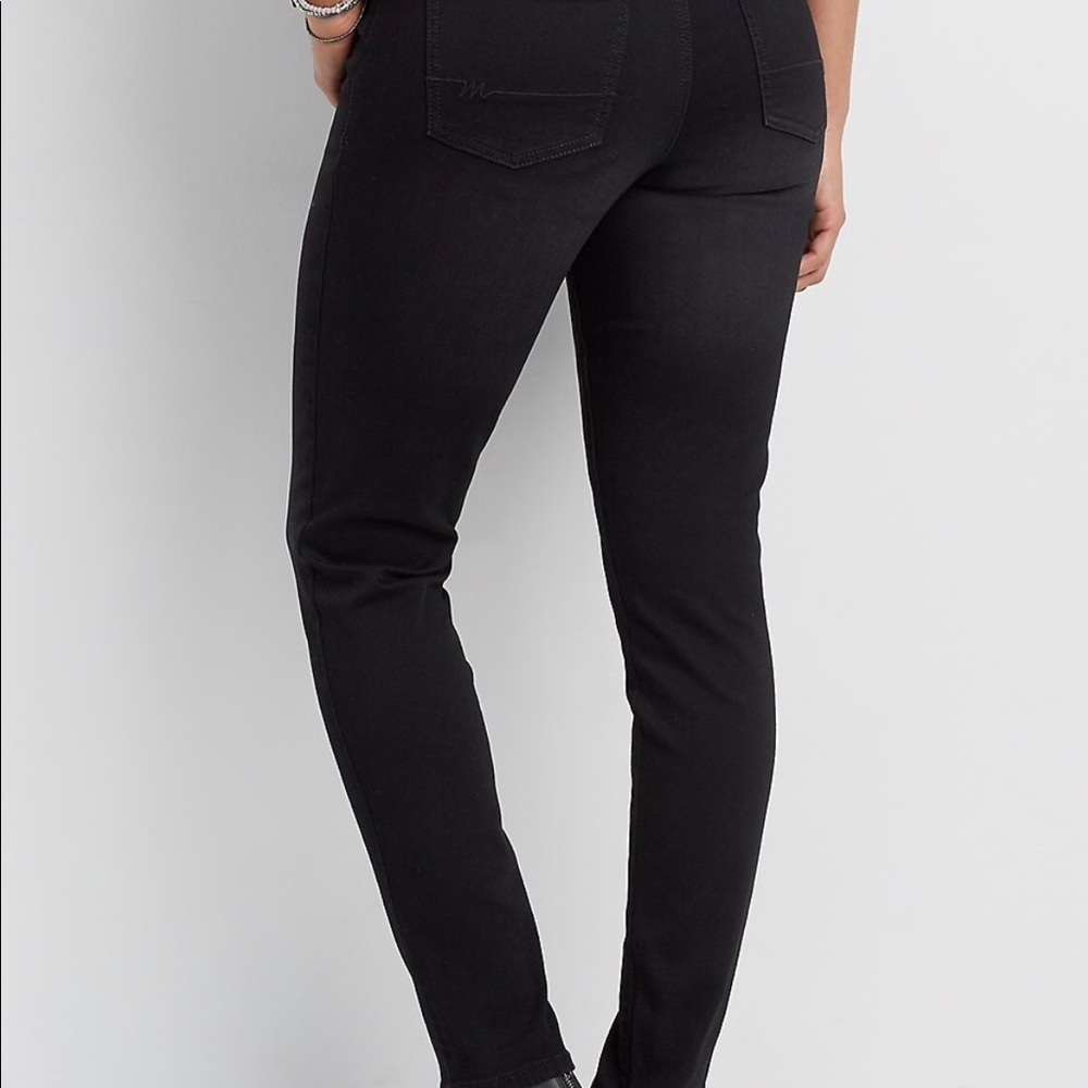 Maurice’s Denimflex Black Skinny Jeans sz 18s